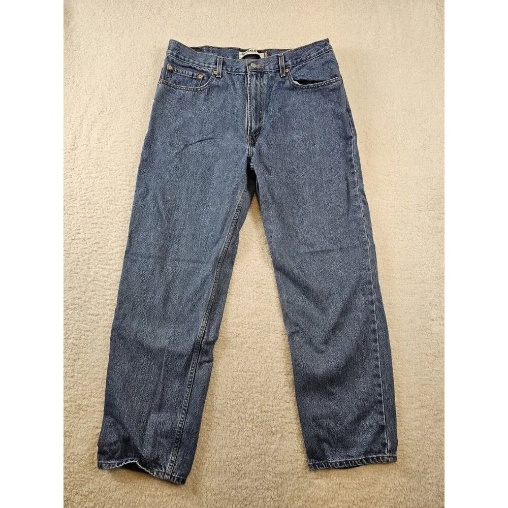 Vintage Levi's 550 Jeans Mens 38x32 Relaxed Fit Medium Wash Blue Preppy Y2K Dad